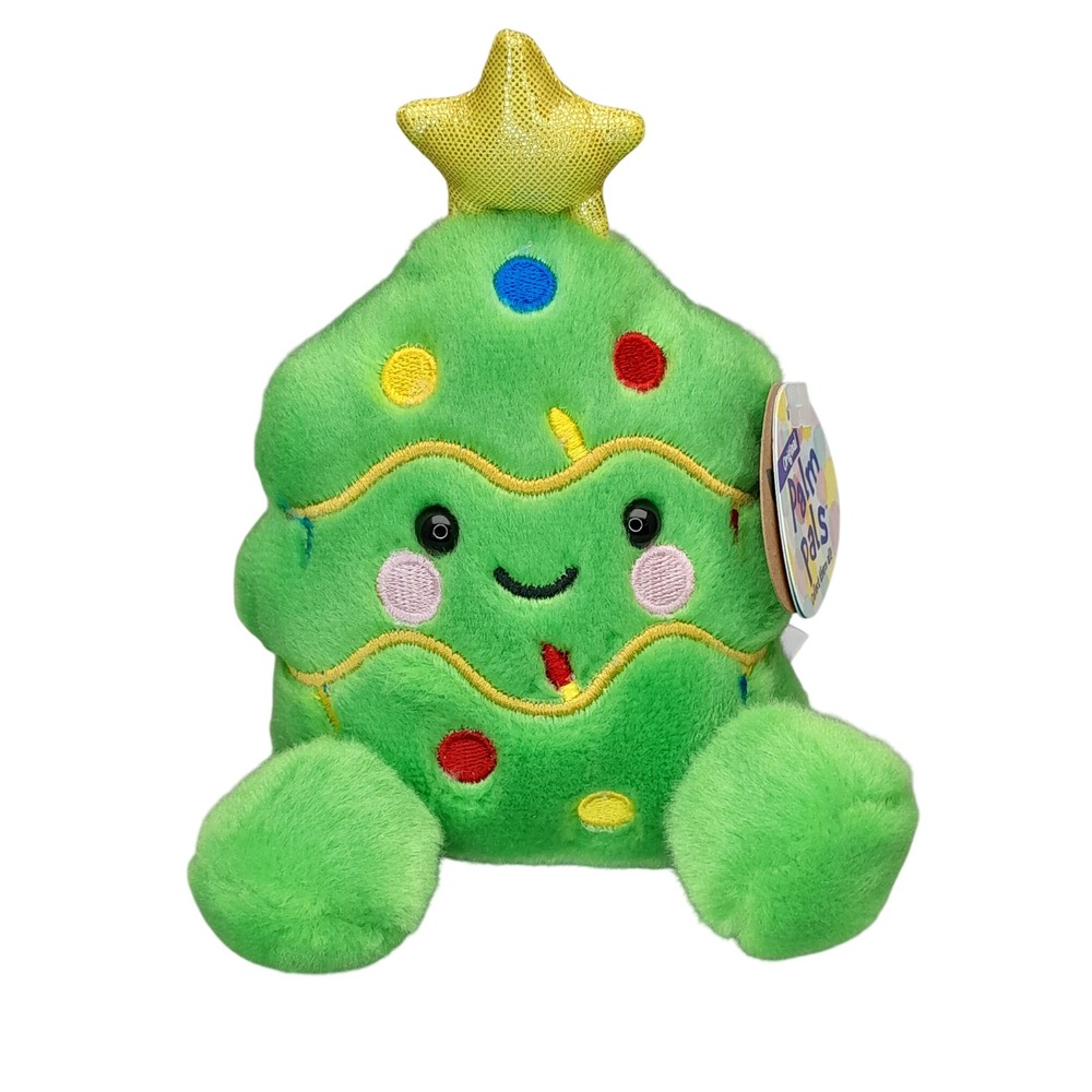 Palm Pals Evergreen Christmas Tree Plush Green Holiday Stuffed Animal Toy NWT